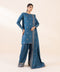 2 Piece - Embroidered Linen Suit